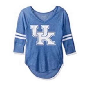 Distressed UK Kentucky Woman’s Thermal Raglan Shirt*